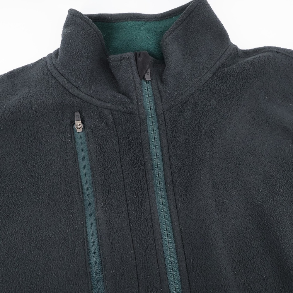 Zero Restriction Tour Series Full Zip Fleece Vest Black Mens Medium